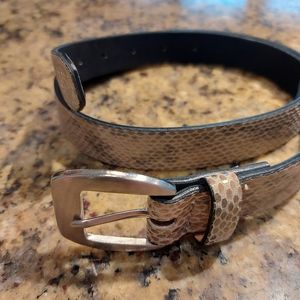 Buffalo faux snake belt, GUC, size Medium